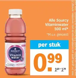 Albert Heijn Alle Sourcy Vitaminwater 500 ml* aanbieding
