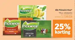 Albert Heijn Alle Pickwick thee* aanbieding