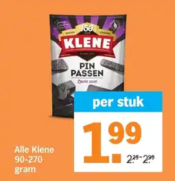 Albert Heijn Alle Kleene 90-270 gram aanbieding