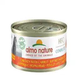 Pets Place Almo Nature HFC Cat Complete Blik - Natvoer - 70 g Kip&Wortel aanbieding