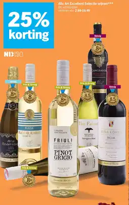 Albert Heijn Alle AH Excellent Selectie wijnen*** aanbieding