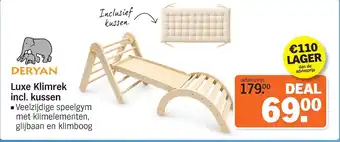 Deryan Luxe Klimrek incl. kussen