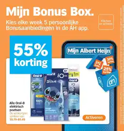 Albert Heijn Alle Oral-B elektrisch poetsen aanbieding