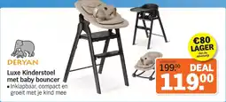 Albert Heijn Deryan Luxe Kinderstoel met baby bouncer aanbieding