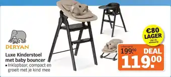 Deryan Luxe Kinderstoel met baby bouncer