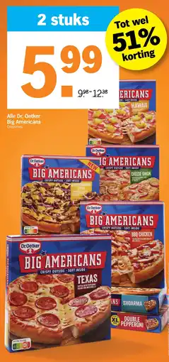 Albert Heijn Alle Dr. Oetker Big Americans aanbieding