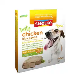 Pets Place Smølke Vers Gestoomde Maaltijd - Natvoer - 395 g Kip&Groente&Bruine rijst aanbieding