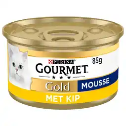 Pets Place Gourmet Gold Mousse - Natvoer - 85 g Kip aanbieding