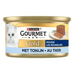 Pets Place Gourmet Gold Mousse - Natvoer - 85 g Tonijn aanbieding