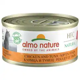 Pets Place Almo Nature HFC Cat Natural Blik - Natvoer - 70 g Kip&Tonijn aanbieding