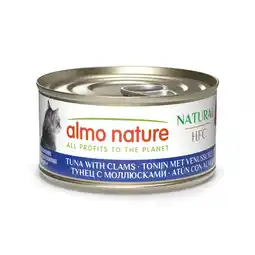 Pets Place Almo Nature HFC Cat Natural Blik - Natvoer - 70 g Tonijn&Venusschelpen aanbieding