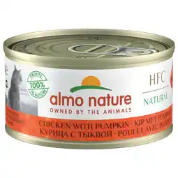 Pets Place Almo Nature HFC Cat Natural Blik - Natvoer - 70 g Kip&Pompoen aanbieding