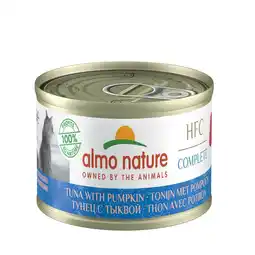 Pets Place Almo Nature HFC Cat Complete Blik - Natvoer - 70 g Tonijn&Pompoen aanbieding