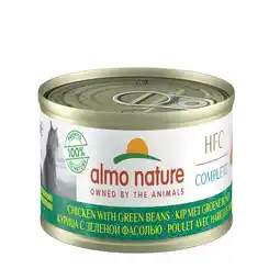 Pets Place Almo Nature HFC Cat Complete Blik - Natvoer - 70 g Kip&Bonen aanbieding