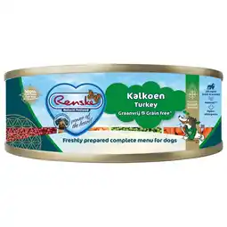 Pets Place Renske Blik Vers Gestoomd Senior Graanvrij - Natvoer - Kalkoen 95 g aanbieding