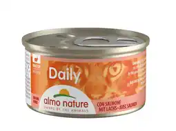 Pets Place Almo Nature Cat Blik Daily Menu Mousse - Natvoer - 85 g Zalm aanbieding