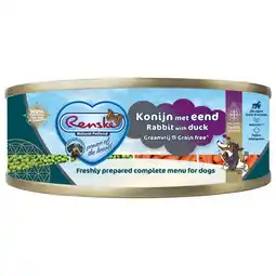 Pets Place Renske Blik Vers Gestoomd Graanvrij - Natvoer - 95 g Konijn&Eend aanbieding