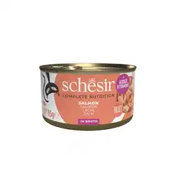Pets Place Schesir Kat Blik Gekookte Vis - Natvoer - 85 g Zalm aanbieding