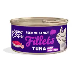 Pets Place Edgard&Cooper Fillets Tuna and Schrimp - Natvoer - 70 g aanbieding
