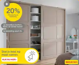 Praxis Storemax comfort-, basic- en cando-kasten aanbieding