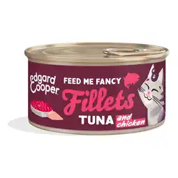 Pets Place Edgard&Cooper Fillets Tuna and Chicken - Natvoer - 70 g aanbieding