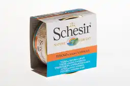 Pets Place Schesir Kat Blik Natuurlijke Saus - Natvoer - 70 g Tonijn&Saus aanbieding