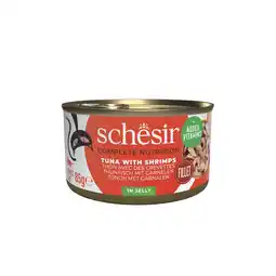 Pets Place Schesir Kat Blik Gelei Vis - Natvoer - 85 g Tonijn&Garnaal aanbieding