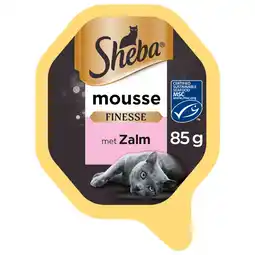 Pets Place Sheba Alu Finesse Mousse - Natvoer - 85 g Zalm aanbieding