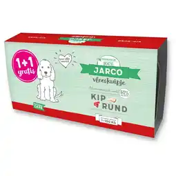Pets Place Jarco Dog Vleeskuipje 1+1 - Natvoer - 2x150 g Kip&Rund aanbieding
