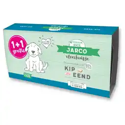 Pets Place Jarco Dog Vleeskuipje 1+1 - Natvoer - 2x150 g Kip&Eend aanbieding