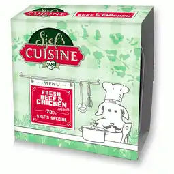 Pets Place Sjef's Cuisine Paté - Natvoer - 300 g Rund&Kip aanbieding