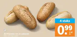 Albert Heijn AH Pistolets wit en volkoren aanbieding