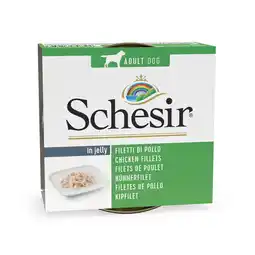 Pets Place Schesir Hond Blik Gelei - Natvoer - 150 g Kipfilet aanbieding