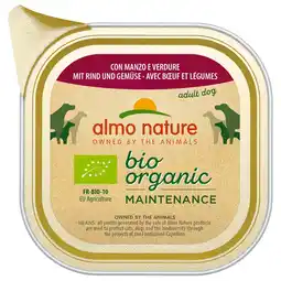 Pets Place Almo Nature Alu Daily Menu Bio Adult - Natvoer - 100 g Rund&Groente aanbieding