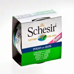 Pets Place Schesir Hond Blik Puppy Gelei - Natvoer - 150 g Kip&Aloë vera aanbieding