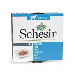 Pets Place Schesir Hond Blik Gelei - Natvoer - 150 g Tonijn aanbieding