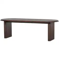 Wehkamp vtwonen Ellips Eetkamertafel - Mango Hout - 129 - 75x240x90 aanbieding