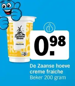 Albert Heijn De zaanse hoeve creme fraiche aanbieding