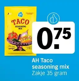 Albert Heijn Ah taco seasoning mix aanbieding