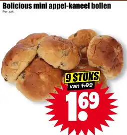 Dirk Bolicious mini appel-kaneel bollen aanbieding