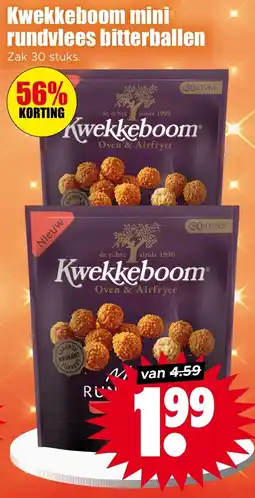 Dirk Kwekkeboom mini rundvlees bitterballen aanbieding