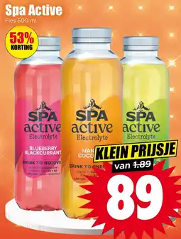 Dirk Spa Active Electrolyte aanbieding