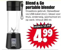 Dirk Blend & Go portable blender aanbieding