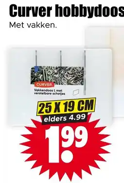 Dirk Curver hobbydoos aanbieding