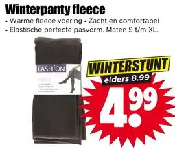 Dirk Winterpanty fleece aanbieding