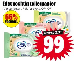 Dirk Edet vochtig toiletpapier aanbieding