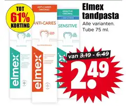 Dirk Elmex tandpasta aanbieding