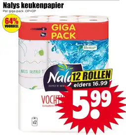Dirk Nalys keukenpapier aanbieding