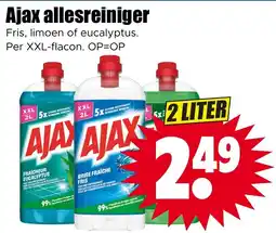 Dirk Ajax allesreiniger Fris, limoen of eucalyptus. aanbieding
