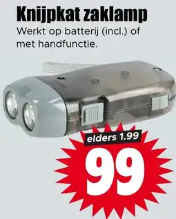 Dirk Knijpkat zaklamp aanbieding